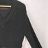 エーケイエム AKM EGYPTIAN cotton knit カットオフ Vネックプルオーバー メンズ JPN:L