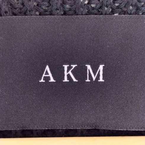 エーケイエム AKM EGYPTIAN cotton knit カットオフ Vネックプルオーバー メンズ JPN:L