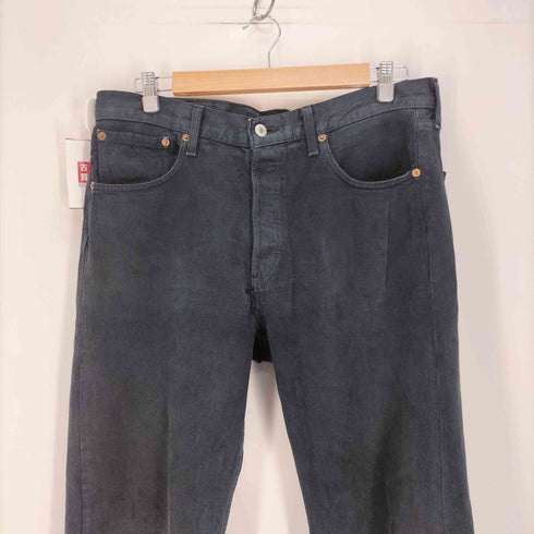 リーバイス Levis 00S 501 ボタン裏P44刻印 後染め ボタンフライ ブラック デニム パンツ メンズ W34 L32