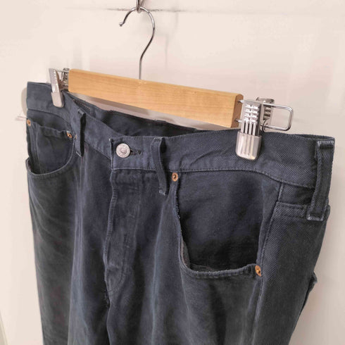リーバイス Levis 00S 501 ボタン裏P44刻印 後染め ボタンフライ ブラック デニム パンツ メンズ W34 L32