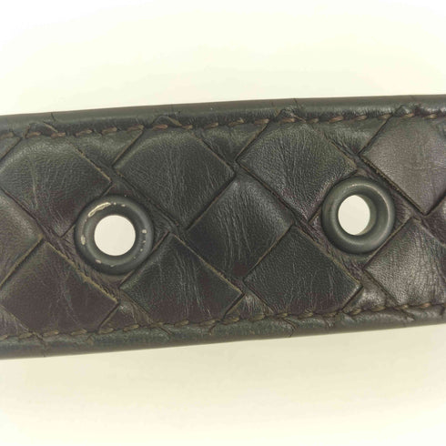 ボッテガヴェネタ BOTTEGA VENETA イントレチャートレザーベルト メンズ 95cm