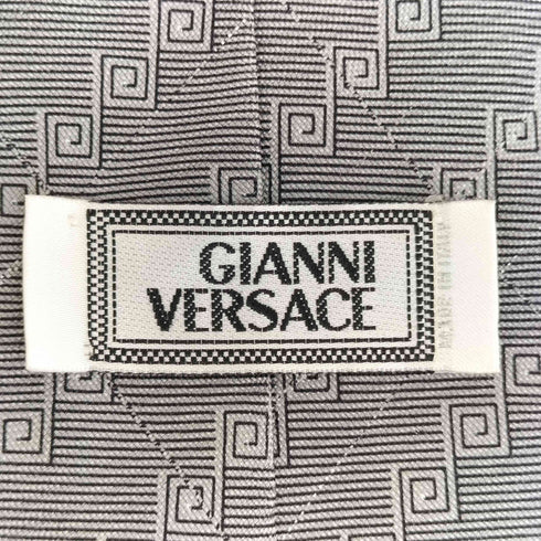ジャンニヴェルサーチ GIANNI VERSACE 総柄 SHシルク ネクタイ メンズ