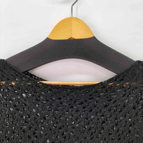 クラネ CLANE 25SS BOAT NECK CROCHET KNIT TOPS レディース JPN:2