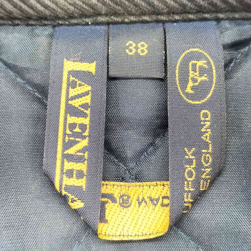 ラベンハム LAVENHAM ブラックウォッチ フーデッド キルティングジャケット メンズ US:38