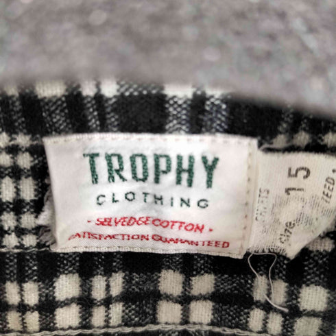 トロフィークロージング TROPHY CLOTHING 日本製 コットンチェックシャツ メンズ 15