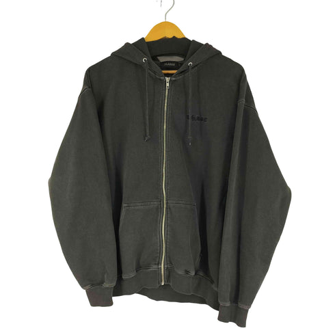 エクストララージ XLARGE PIGMENT DYED EMBOSS LOGO ZIP HOODED SWEAT メンズ import:M