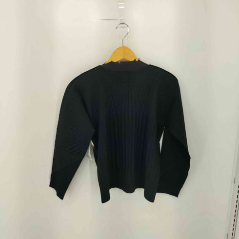 イッセイミヤケミー ISSEY MIYAKE me A-POC プリーツデザイン ロングスリーブ トップス Pleats design long-sleeved top レディース
