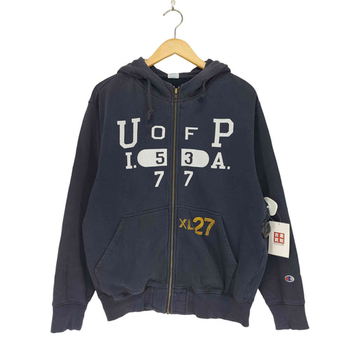 チャンピオン Champion U OF P フロントプリントジップパーカー メンズ M