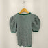 ロバートミラー ROBERT P.MILLER POOFY TOPS コットン ボーダー パフスリーブ 半袖トップス レディース S