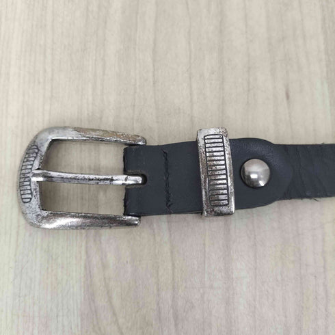 バックルデザインレザーベルト メンズ