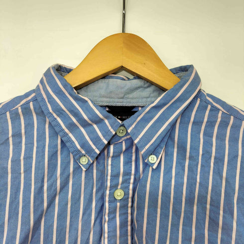 トミーヒルフィガー TOMMY HILFIGER ストライプボタンダウンシャツ メンズ JPN:XL