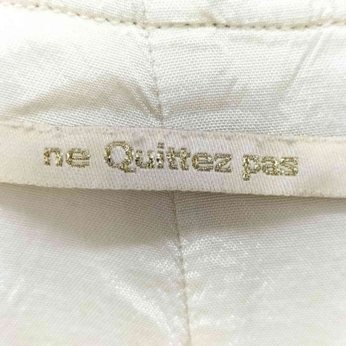 ヌキテパ NE QUITTEZ PAS Moss Rayon Zari Embroidery Panel Dress レディース JPN:M