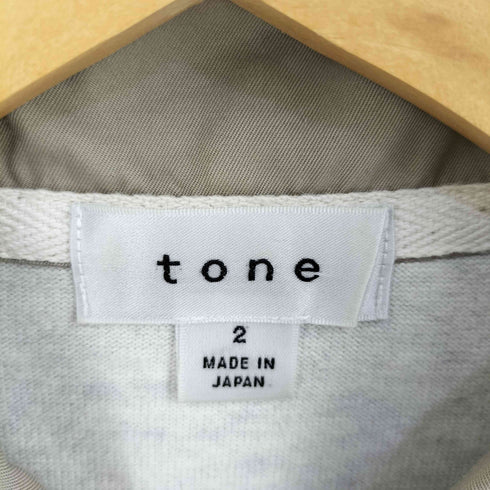 トーン tone 23SS CHEST BORDER RUGBY SHIRT メンズ JPN:2