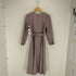 プロポーションバイボディードレッシング PROPORTION BODY DRESSING フロント釦タックフレア長袖ワンピース レディース S