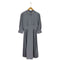 トッコクローゼット tocco closet 襟ビジュー付きサイドプリーツワンピース レディース M