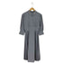 トッコクローゼット tocco closet 襟ビジュー付きサイドプリーツワンピース レディース M