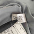 トッコクローゼット tocco closet 襟ビジュー付きサイドプリーツワンピース レディース M