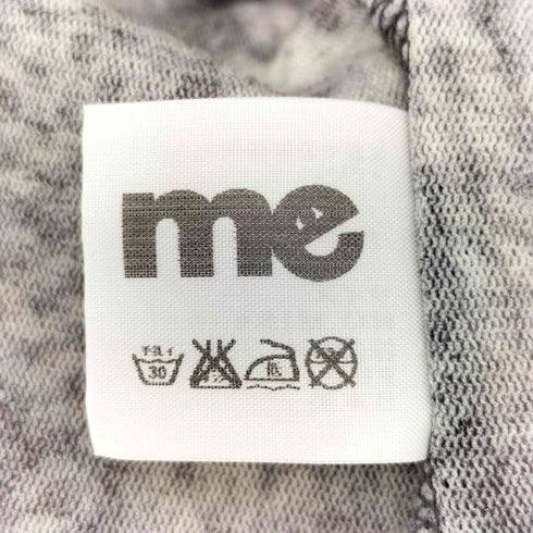 ミーイッセイミヤケ me ISSEY MIYAKE 06AW ケーブルニット転写 ハイネックカットソー レディース
