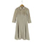 トッコクローゼット tocco closet ヨークレース切り替えバックレースアップシャツワンピース レディース M