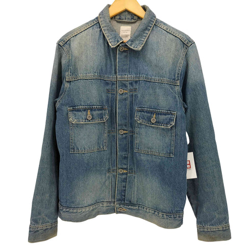 バックナンバー BACK NUMBER 507XX 2nd TYPE 月桂樹ボタン デニム トラッカー ジャケット メンズ import:L
