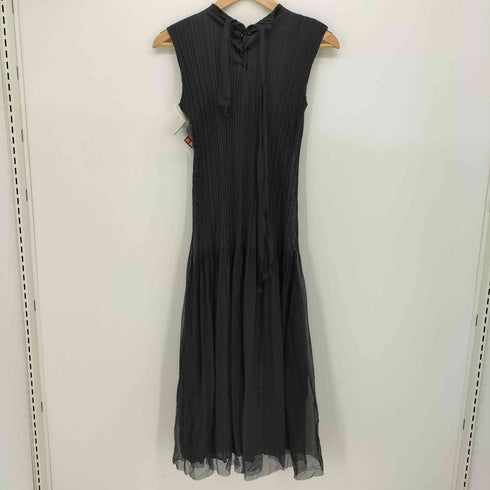 プリーツプリーズイッセイミヤケ PLEATS PLEASE ISSEY MIYAKE 14SS シアーデザイン ノースリーブ プリーツワンピース レディース JPN:2
