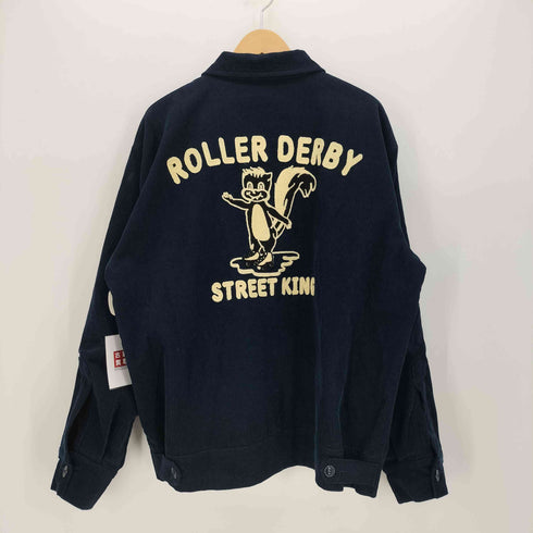 バッカーズ Backers 刺繍入り ROLLER DERBY コーデュロイジャケット メンズ import:L