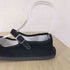 drogheria Crivellini MADE IN ITALY ベロアフラットシューズ import レディース