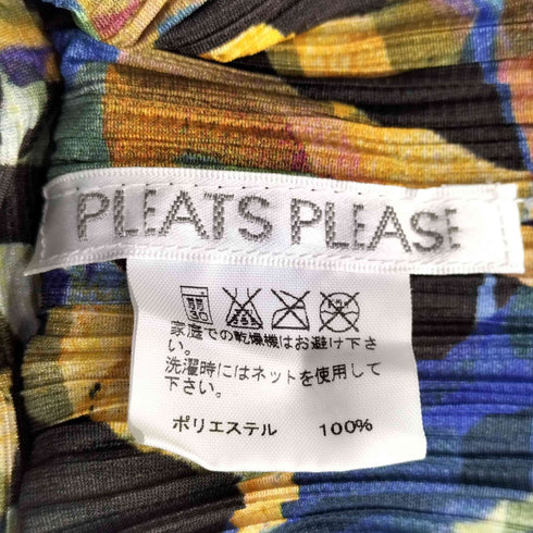 プリーツプリーズイッセイミヤケ PLEATS PLEASE ISSEY MIYAKE 07SS 総柄プリーツ ブラウス レディース JPN:3