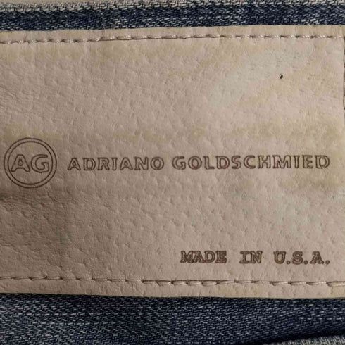 エージーアドリアーノゴールドシュミット AG / ADRIANO GOLDSCHMIED MATCHBOX SLIM STRAIGHT USA製 ハードダメージ加工 ストレートデニム メンズ US:30-31