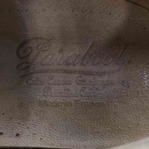 パラブーツ Paraboot フランス製 外羽根 ウィングチップ レザーシューズ メンズ UK:8