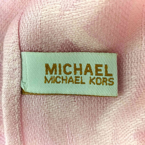 マイケルコース Michael Kors カシミヤシルク モノグラム スカーフ レディース
