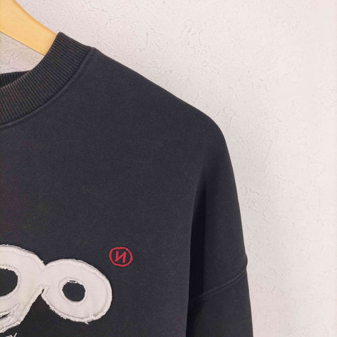 ナインティナインティ 9090 OG Logo Patched Crewneck Sweat メンズ L