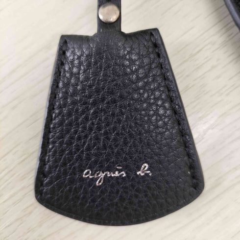 アニエスベー agnes b. レザーショルダーバッグ レディース