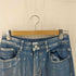 シーイン SHEIN メタリック加工 ダブルニー ワイドデニムパンツ Y2K レディース W26