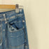 シーイン SHEIN メタリック加工 ダブルニー ワイドデニムパンツ Y2K レディース W26
