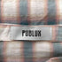 パブリュクス PUBLUX オーバーサイズ シアー チェック シャツ レディース FREE