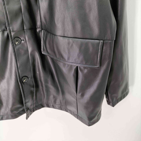 ロッキーモンロー Rocky Monroe PUレザーカージャケット メンズ JPN:L