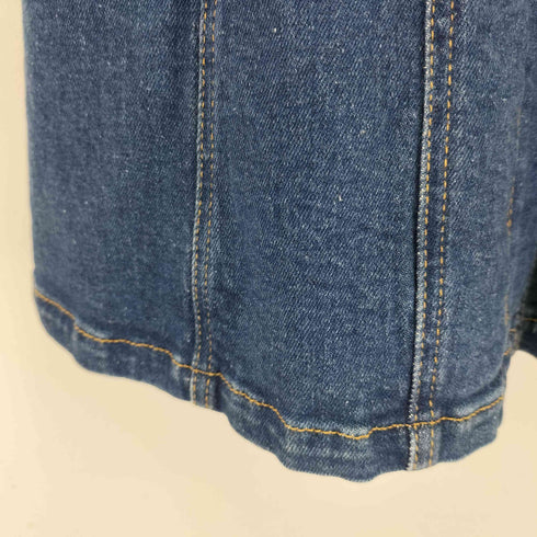 ザラ ZARA バルーンスリーブ デニムミニワンピース レディース import:S