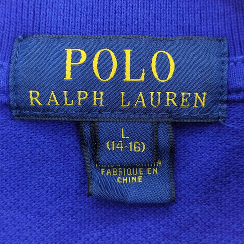 ポロラルフローレン POLO RALPH LAUREN 現行タグ ビッグポニー刺繍 ナンバリング 3 ポロシャツ レディース import:L