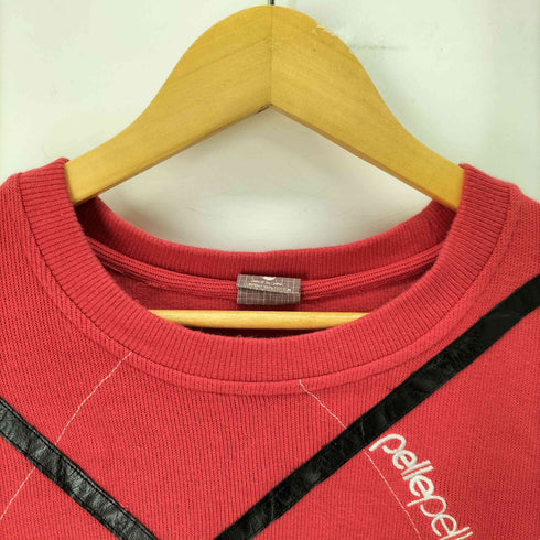 ペレペレ pelle pelle レザーテープ リブカットソー メンズ import:XL