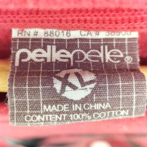 ペレペレ pelle pelle レザーテープ リブカットソー メンズ import:XL