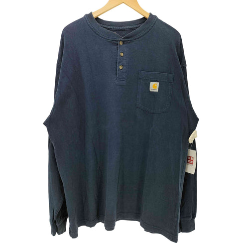 カーハート Carhartt ヘンリーネック L/S Tシャツ メンズ import:L