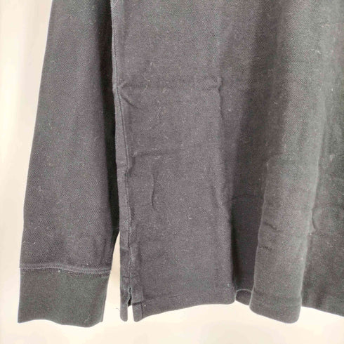 ポロラルフローレン POLO RALPH LAUREN 現行タグ ポニー刺繍 鹿の子 長袖 ヘンリーネックTシャツ レディース import:L