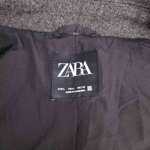 ザラ ZARA ダブルブレストコート レディース import:L