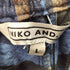 ニコアンド niko and... MODE NORM CORE コットン塩縮チェックパンツ レディース JPN:L