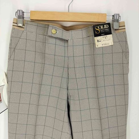 70-80S JAPAN VINTAGE YZIP 総柄 スラックス メンズ 82