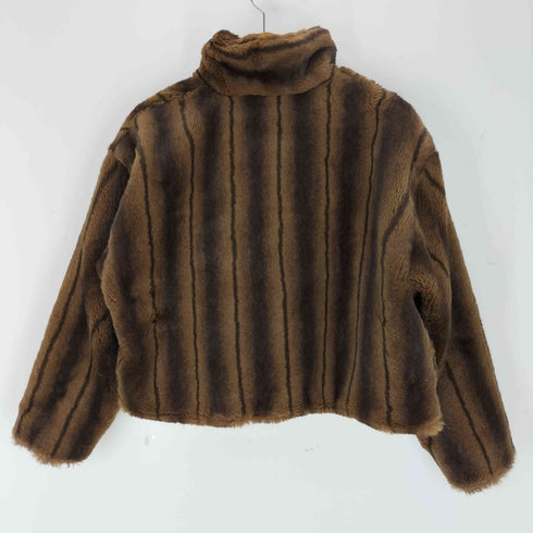 マウジー moussy FAUX FUR STAND COLLAR ジャケット レディース FREE