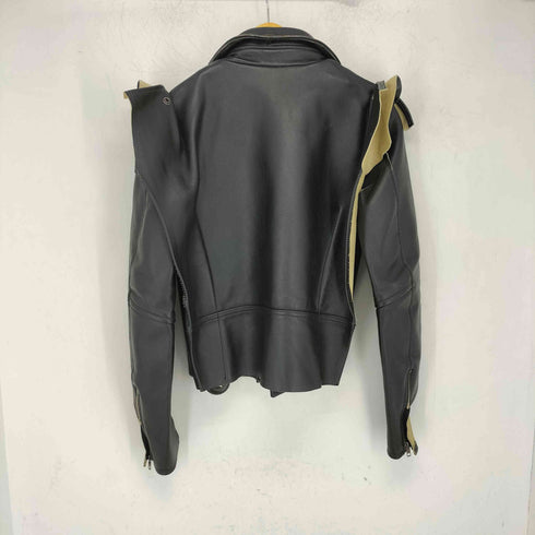 メゾンマルタンマルジェラ Maison Martin Margiela 再構築 レザー ライダースジャケット メンズ UK:38