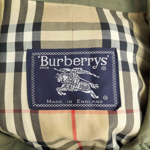 バーバリーズ BURBERRYS 裏地ノバチェック 玉蟲 ステンカラーコート メンズ