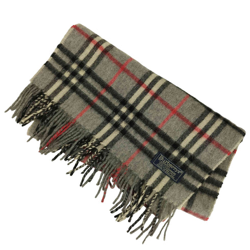 バーバリーロンドン BURBERRY LONDON ノバチェック カシミヤ マフラー レディース